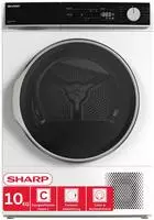 Sharp W&auml;rmepumpentrockner "KD-NHA0S6GW1C-DE" 10kg / EEK C / 3 Tasten /...