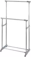 WENKO Kleiderst&auml;nder "Modell Twin Bars" Garderobenst&auml;nder mit 2 Stangen,