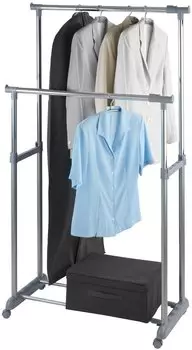 Wenko Kleiderständer Twin Bars – Praktische Ablage für zusätzlichen Stauraum