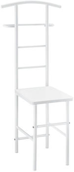 en.casa Herrendiener 107 x 45 x 45 cm Weiß