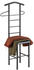 Caro Möbel Herrendiener JIVO Stummer Diener Kleiderständer in grau, 121 cm, Garderobe mit Hosenbügel