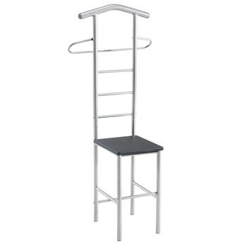 Caro M&ouml;bel Herrendiener Stummer Diener Kleiderst&auml;nder JIVO, in schwarz,121 cm, Garderobe mit Hosenb&uuml;gel