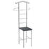 Caro Möbel Herrendiener Stummer Diener Kleiderständer JIVO, in schwarz,121 cm, Garderobe mit Hosenbügel