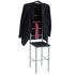 Caro Möbel Herrendiener Stummer Diener Kleiderständer JIVO, in schwarz,121 cm, Garderobe mit Hosenbügel