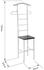 Caro Möbel Herrendiener Stummer Diener Kleiderständer JIVO, in schwarz,121 cm, Garderobe mit Hosenbügel