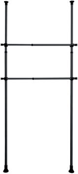 Wenko Kleiderstange Herkules 2er Set 120 cm Schwarz (50636100)