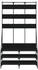 vidaXL Kleiderständer mit Schuhablage Schwarz 100x40x184 cm