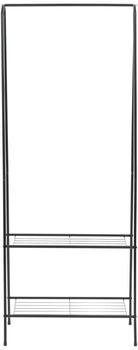 vidaXL Garderobenständer Kleiderschrank Ständer Stahl Möbel 59x35x150 cm