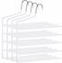 Songmics Kleiderbügel CRI034W02, aus Metall, Mehrfachbügel, weiß, 32cm breit, 4 Stück