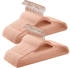 Songmics Kleiderbügel CRF21PK50, aus Kunststoff, rosa, 44cm, platzsparend, rutschfest, 50 Stück