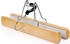 Songmics Kleiderbügel CRW007-12, aus Holz, Hosenbügel, natur, 25cm breit, 12 Stück