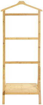 HAKU Herrendiener Janine, 24188, natur, 45 x 115 x 28cm, Bambus – HAKU Herrendiener Janine aus Bambus für stilvolle Ordnung