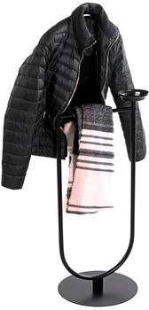 HAKU Herrendiener Brooklyn, 25590, schwarz, 45 x 116 x 34cm, Metall