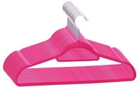 vidaXL 20 Stk. Kleiderb&uuml;gel-Set Anti-Rutsch Rosa Samt