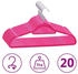 vidaXL 20 Stk. -Set Anti-Rutsch Rosa Samt