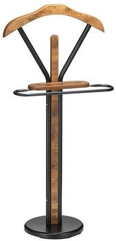 Idimex Herrendiener Fabio, 30566, braun / schwarz, 45 x 108 x 30cm, Holz / Metall