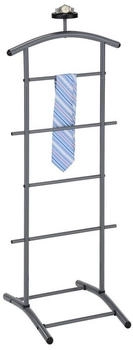 Idimex Herrendiener Atrix, 30593, grau, 47 x 112 x 41cm, Metall