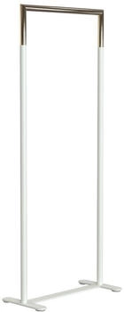 Frost Bukto Kleiderständer ohne Rollen weiß matt / gold poliert 62,8cm