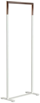 Frost Bukto Kleiderständer ohne Rollen weiß matt / kupfer poliert 62,8cm