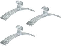 Garderobenb&uuml;gel Bubble Transparent 15er Set, Transparent, Polystyrol Transparent -