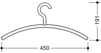 Hewi 570.1 97 Kleiderbügel (570.1 97)