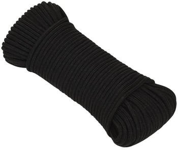 vidaXL Work Rope in Black Durable Polyester Material 5 mm Diameter and 50 m in length Ideal for General Indoor or Outdoor Use UV and Abrasion Resistant vidaXL Work Rope in Black Durable Polyester Material 5 mm Diameter and 50 m in length Ideal for General Indoor or Outdoor Use UV and Abrasion Resistant