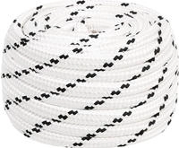 vidaXL Arbeitsseil Wei&szlig; 20 mm 25 m Polyester