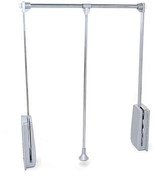 Emuca Kleiderlift f&uuml;r Schrank, verchromt, 600-830mm (9283811)