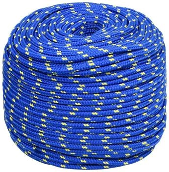 vidaXL Bootsseil Blau 10 mm 100 m Polypropylen (152455)