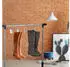Relaxdays Stiefelklammern doppelt, gummiert, Eisen, 20er-Set (Silber)