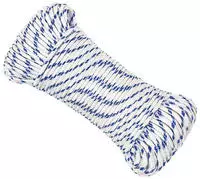 vidaXL Bootsseil Wei&szlig; 5 mm 100 m Polypropylen