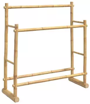 vidaXL Kleiderst&auml;nder 2 Kleiderstangen Bambus 100x30x100cm (368042)