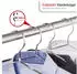 Sotech 10er Set Design Kleiderbügel Edelstahl 450 x 193 mm mit Haken