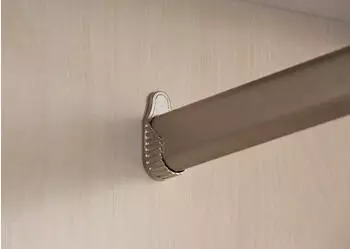 Wiemann Kleiderstange 47,5cm Breit, Silber, f&uuml;r 50cm Schrankelement