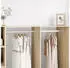 vidaXL Kleiderstange 12 Stk. Silber Aluminiumlegierung 864x15x29mm