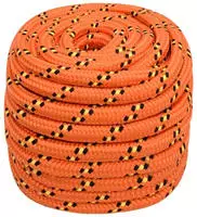 vidaXL Bootsseil Orange 20 mm 25 m Polypropylen