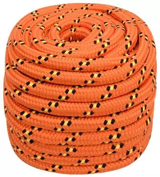 vidaXL Bootsseil Polypropylen Orange 20mm 25m (152685)