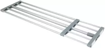 Wenko Teleskop-Klemmregal Aluminium 70-120cm, ohne Bohren (50609100)