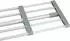 Wenko Teleskop-Klemmregal Aluminium 70-120cm, ohne Bohren (50609100)