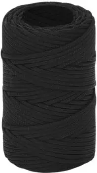 vidaXL Bootsseil Polypropylen Schwarz 2mm 500m