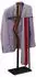 Relaxdays Herrendiener Kleiderbutler, Metall/Holzwerkstoff, 45.5x106.5x20cm