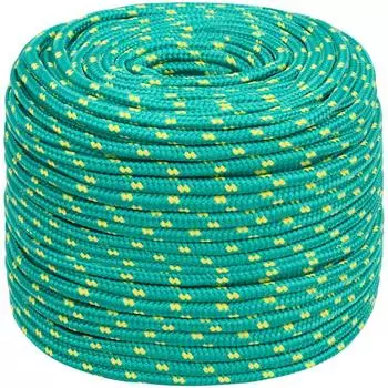 vidaXL Bootseil Polypropylen Grün 6mm 500m