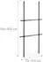 Relaxdays Garderobensystem Teleskop, 165-300cm höhenverstellbar, 75-120cm Breite, schwarz (10051387)