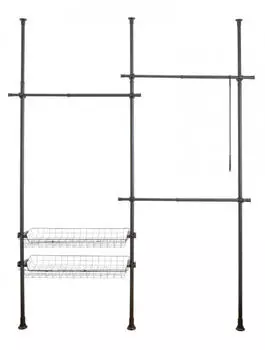 Wenko Teleskop-Garderobe Herkules Duo verstellbar (50631100)