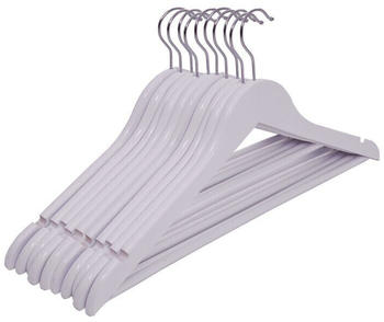 Spetebo Kleiderbügel - 50 Stück (5x 10er Kleiderbügel-Set) weiß (20013)