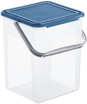 Rotho Waschmittelbehälter BASIC 9l blau Deckel Henkel Kunststoff BPA-frei 5kg