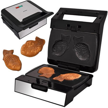 Syntrox Germany Taiyaki Fish Maker Kombigerät MM-1400W