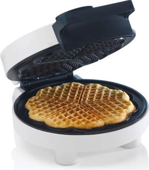 Trebs Herzwaffeleisen, Waffeleisen, wei&szlig; 13100