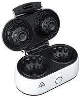Adler AD 3062 Waffeleisen f&uuml;r 2 Waffel, 1400 Watt, antihaftbeschichtete Sch&auml;lchen