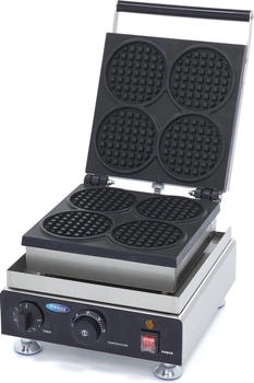 Maxima Gastro Waffelmacher - 4 Waffeln - Mini - Runden